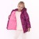 Jacket for girls, raspberry color/stars, height 110-116 cm