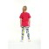Children's T -shirt, height 128 cm, red color