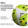 Ball football minsa lime, PU, ​​hybrid stitch, size 5