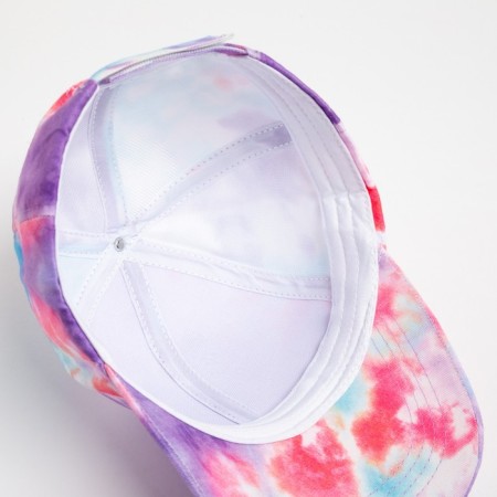 Women's cap TIE-DYE MINAKU, Purple color, size 54-56-4