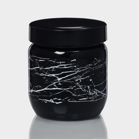 Glass Bank for bulk products "Marbl", 425 ml