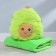 Soft toy "avocado", with a blanket
