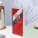 Highlight-Europe "Congratulations!" embossing, congruen, red background, 12.5x19.4 cm