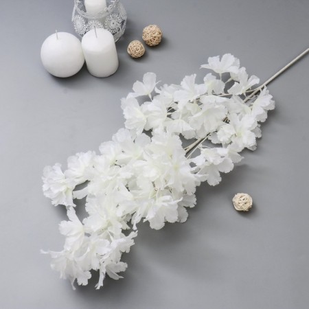 Artificial flowers "violet Maria" 85 cm d-6.5 cm, white
