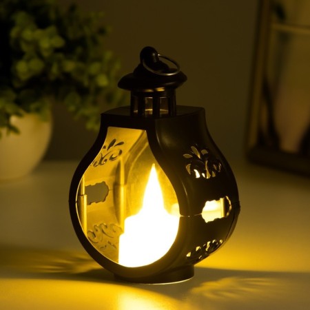 Nightmare "frozen candle" 3xlr1130 black 5x7.5x12 cm Risalux-2