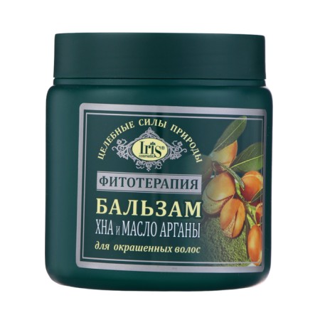 Бальзам для волос Iris Cosmetic «Фитотерапия», с хной и маслом арганы, 500 мл