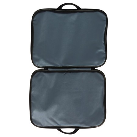 Folder with handles Textile A4, 350 x 270 x 20 mm, calligrata "office", nylon 600D, two -tone Kant, gray-6