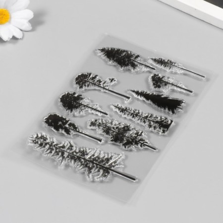 Stamp for creativity Silicon "Trees" 11x16cm-1