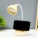Linei table lamp LED 2W USB AKB yellow 10.5x10.5x37 cm Risalux