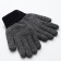 Men's gloves minku "Melange", p. 8-9, central black