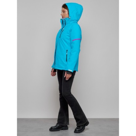 Ski jacket female, size 44, blue color-19