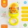 Nibbler with a textile miracle miracle miracle, yellow color, mesh - color mix