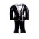 Foil ball 40 "Wedding suit"