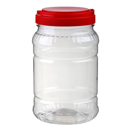 Bank for storing products, plastic, 2 l, color mix-7