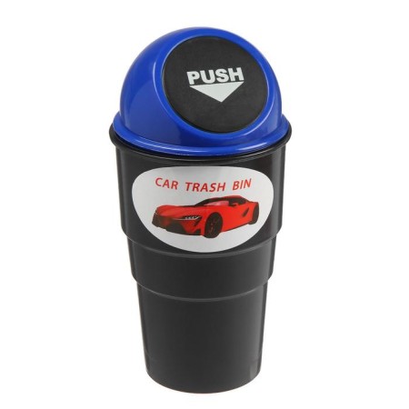 Garbage container in a cup holder, mix-4