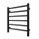 Electric towel Grois Alex, 500x600 mm, 6 crossbars, lower, black