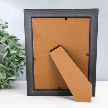 Photo frame plastic 13x18 cm "Chaos. Direct lines" Blue 21x16 cm-3