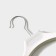 Shoulders - hanger for clothes, wide shoulders, 31 × 4 × 17 cm, white color