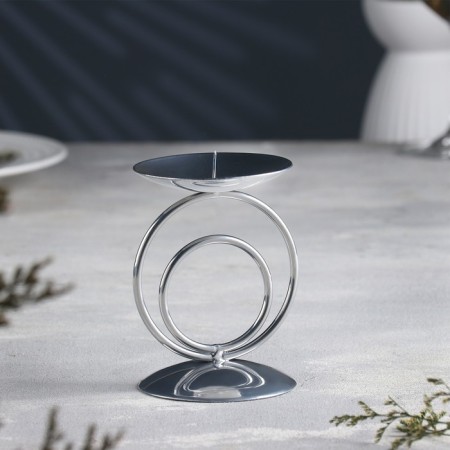 Sunset "Sunset" metal per candle, 8.3x11 cm, chrome-1