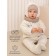 Combineson Children's demi -season quilted amrobaby elf, height 62 cm, dairy color