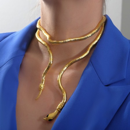 Caulsformer "Snake", Color Black Gold, 90 cm-2