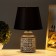 Table lamp "Lucly" 1x40W E14 black 19.5x19.5x33.5cm