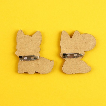 Wooden icons "This is a crazy idea", 2 pcs.-2