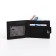 Male purse on a magnet, department for bills, for cards, black color