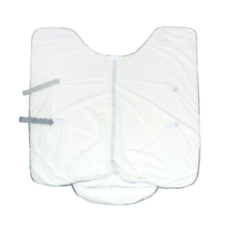 Popona Mosquito with crushed belts, white, 145 cm-9