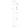 Suspended accent Elektrostandard, Bong Led 12 W, 50x50 mm, IP20, Gold Color