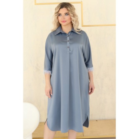 Women's dress, size 60, gray color-13