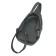 Male bag, genuine leather, black 15x6x29 cm
