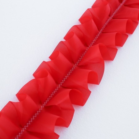 Ribbon-Rush for escort cars 3 m, red
