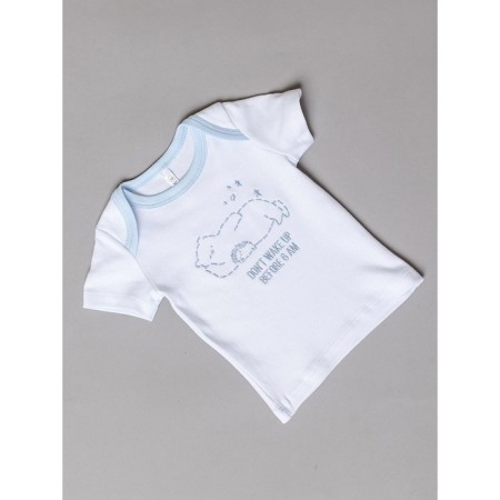 T -shirt for nursery, height 62 cm, white color