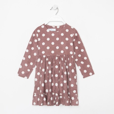 Платье детское KAFTAN "Горох", р. 34 (122-128), розовый-7
