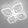 CITILUX CULCH CATILUS "Romb" CL236140R, 4x16W, LED, White color