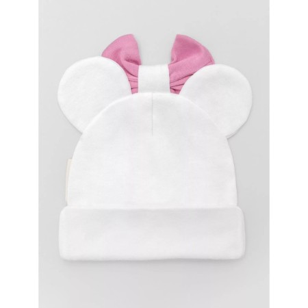 Children's cap Amarobaby Nature Essence Mini, size 40-42, Milk color