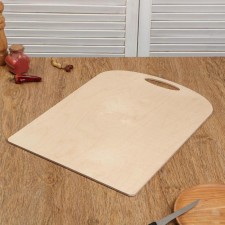 Dressing and serving wooden “rectangle m”, 50 × 37 × 0.6 cm