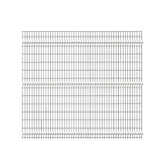 Panel fence, 1.47 × 2.7 m, cell 55 × 235 mm, d = 3.8 mm, “barrier”