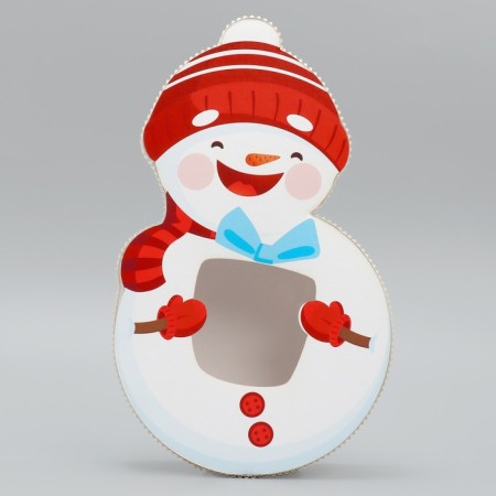Gift box "Snowman", 15.2 x 25.1 x 5 cm, New Year-1