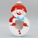Gift box "Snowman", 15.2 x 25.1 x 5 cm, New Year