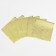 Foil for sweets 10*10cm 100pcs, gold textured