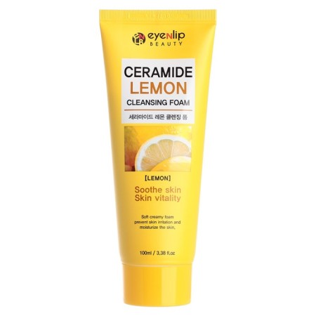 Face foam with lemon Ceramide Lemon Cleansing Foam 100ml
