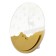 Bra "Snow Territory" LED 20W 4000k gold 24x24x4 cm