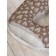 Pregnancy for pregnant women is anatomical, size 72 × 340 cm, knitted hearts, coffee