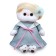 Soft toy "Lee in a sea dress and knitted beret", 24 cm