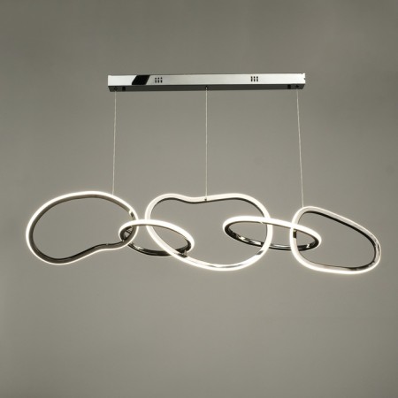 Lamp with PDD "Mila" LED 80W 3000-6000K chrome 124x27x35-135 cm-1