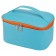 Cosmetic bag, 22x14x12 cm, turquoise-orange