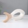 Souvenir ceramics "fish" sand-white 24.5x5x9.5 cm