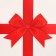Square gift package, packaging, red, 40 x 40 x 40 cm